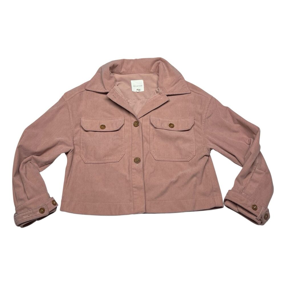 Anthropologie Avec Les Filles Jacket Dusty Pink Corduroy